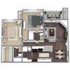 2 Bed, 2 Bath Floor Plan (Phase II)